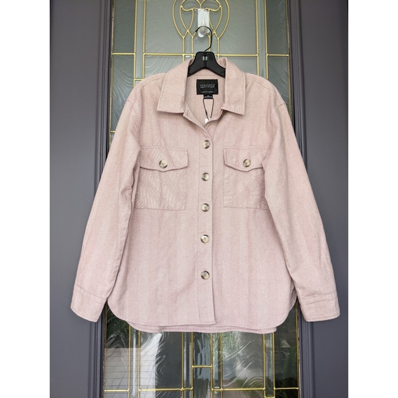NWT Sanctuary herringbone shacket sz XS - Picture 1 of 7
